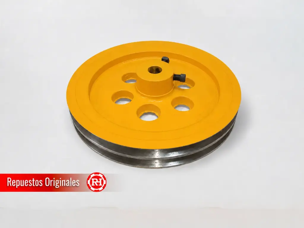 PRE-ARMADO-POLEA-AVANCE-DOBLE-CANAL+PRISIONERO-3/8''X1'''+CHAVETA7X7