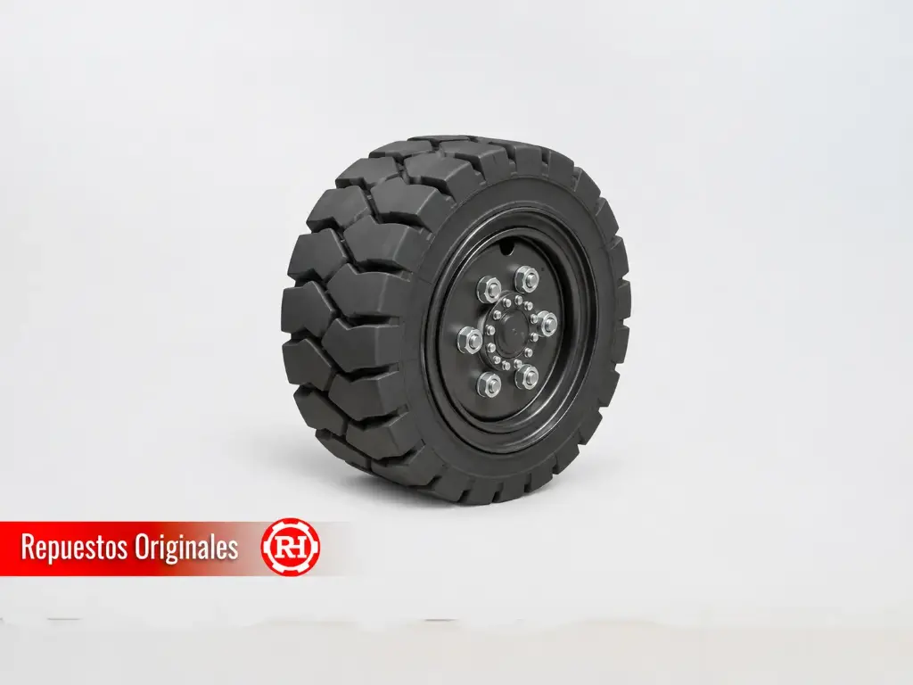RUEDA ARMADA TRASERA INFLABLE  6.50-10 AUTOELEVADOR RH30D