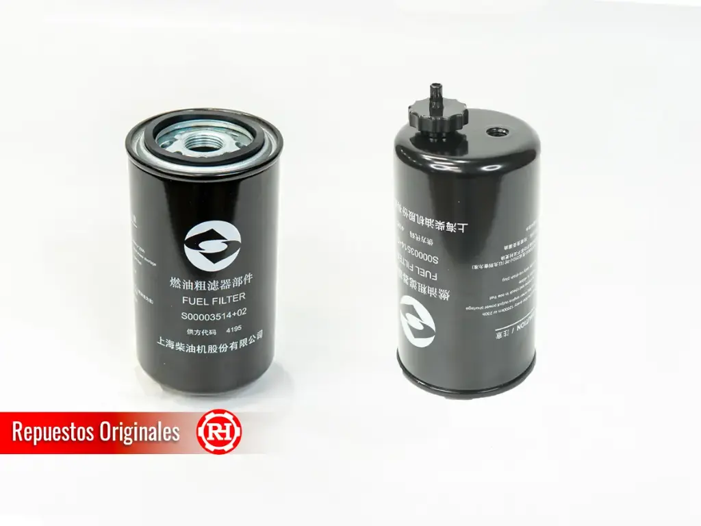 Filtro primario de combustible RH130T/RH160T línea 2025 repuesto